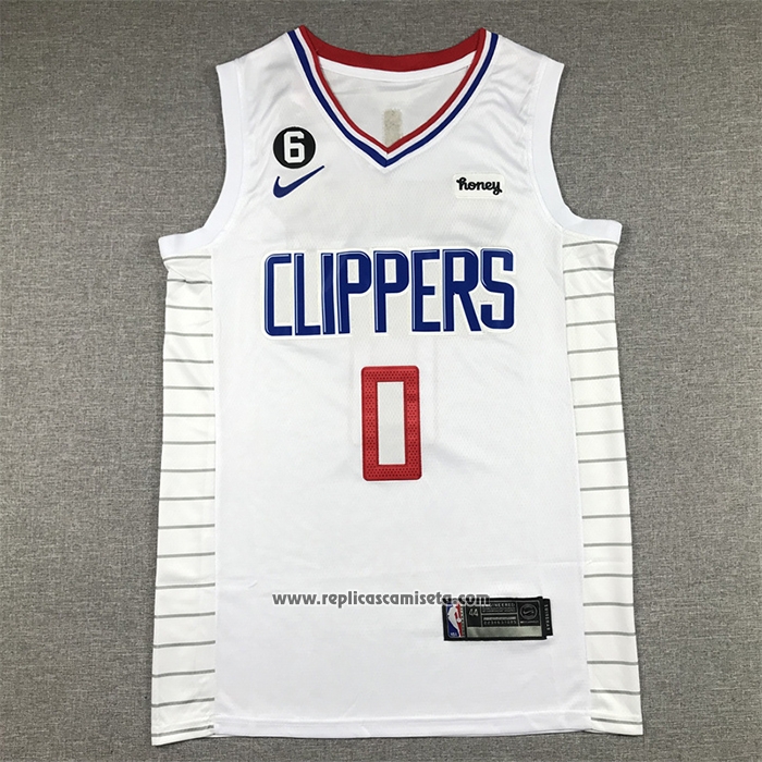 Camiseta Los Angeles Clippers Russell Westbrook #0 Association 2022-23 Blanco